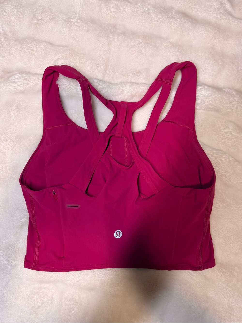 Lululemon Stash It Bra Ripened Raspberry size 6 - Picture 3 of 5